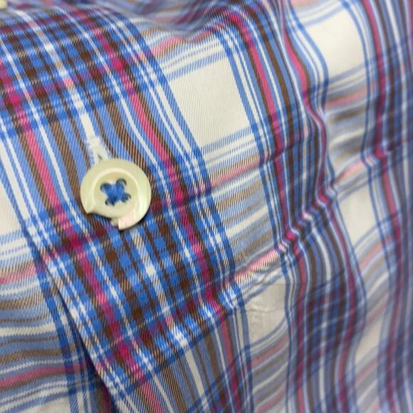 Peter Millar Long Sleeve Button Down Top L - Picture 6 of 7